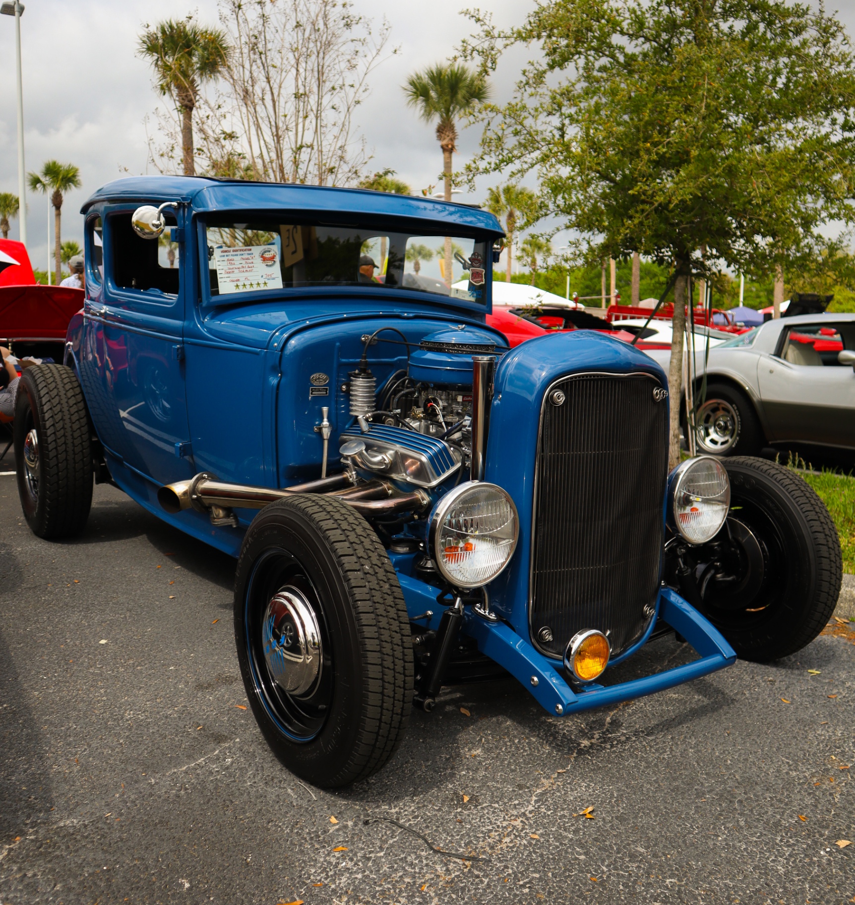 Blue Hot Rod